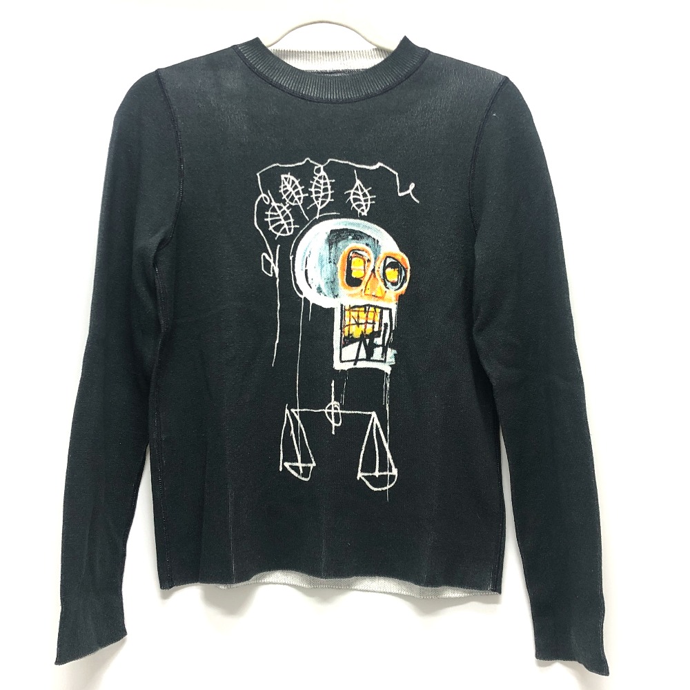 Lucien Pellat-Finet ルシアンペラフィネ セーター バスキア スカル アパレル ニット セーター トップス カットソー カシミヤ ブラック 17,666円