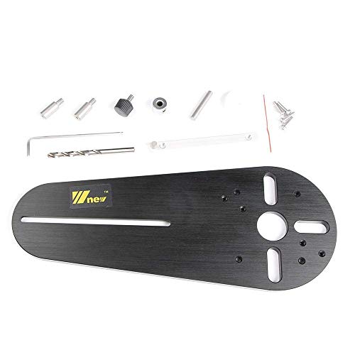 CarAngels トリマー用円切り冶具 サークルカット ベースプレート ルーター用 拡張サブベース