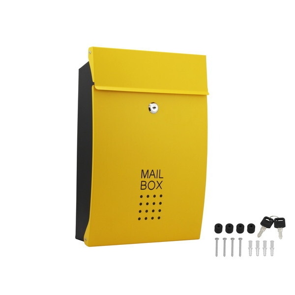 60701 SHPB05A-YB メールボックス イエロ