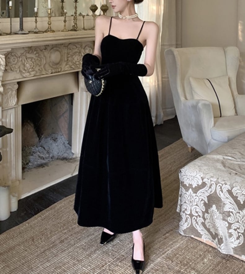 ドレス ワンピース パーティードレス 二次会ドレス ミモレ丈ドレス ワンピドレス セクシードレス ミモレ丈 ロング ノースリーブ Aライン きれいめ 大人 上品 おしゃれ クール セクシー 無地