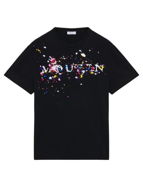 ALEXANDER MCQUEEN Men T-Shirts 857144 QTAEF0555 Black