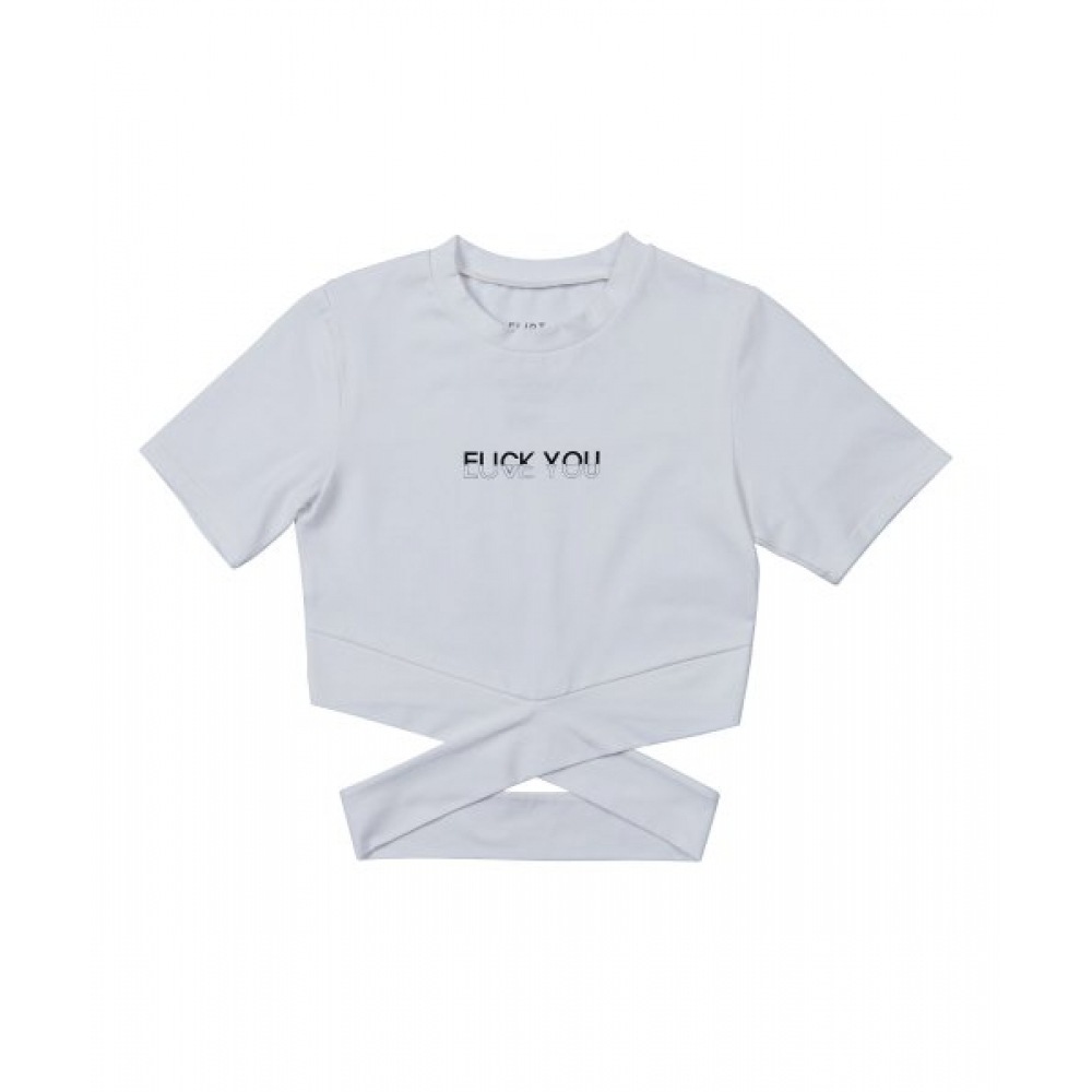 フライングユーバンディングクロップホワイト 7,380円
