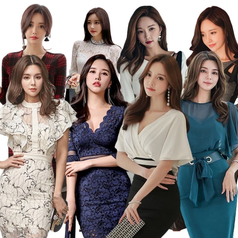 【20点セット】【急速出荷】追加半袖ワンピ ワンピース レディース服 キャバドレス セクシーVネック 膝丈