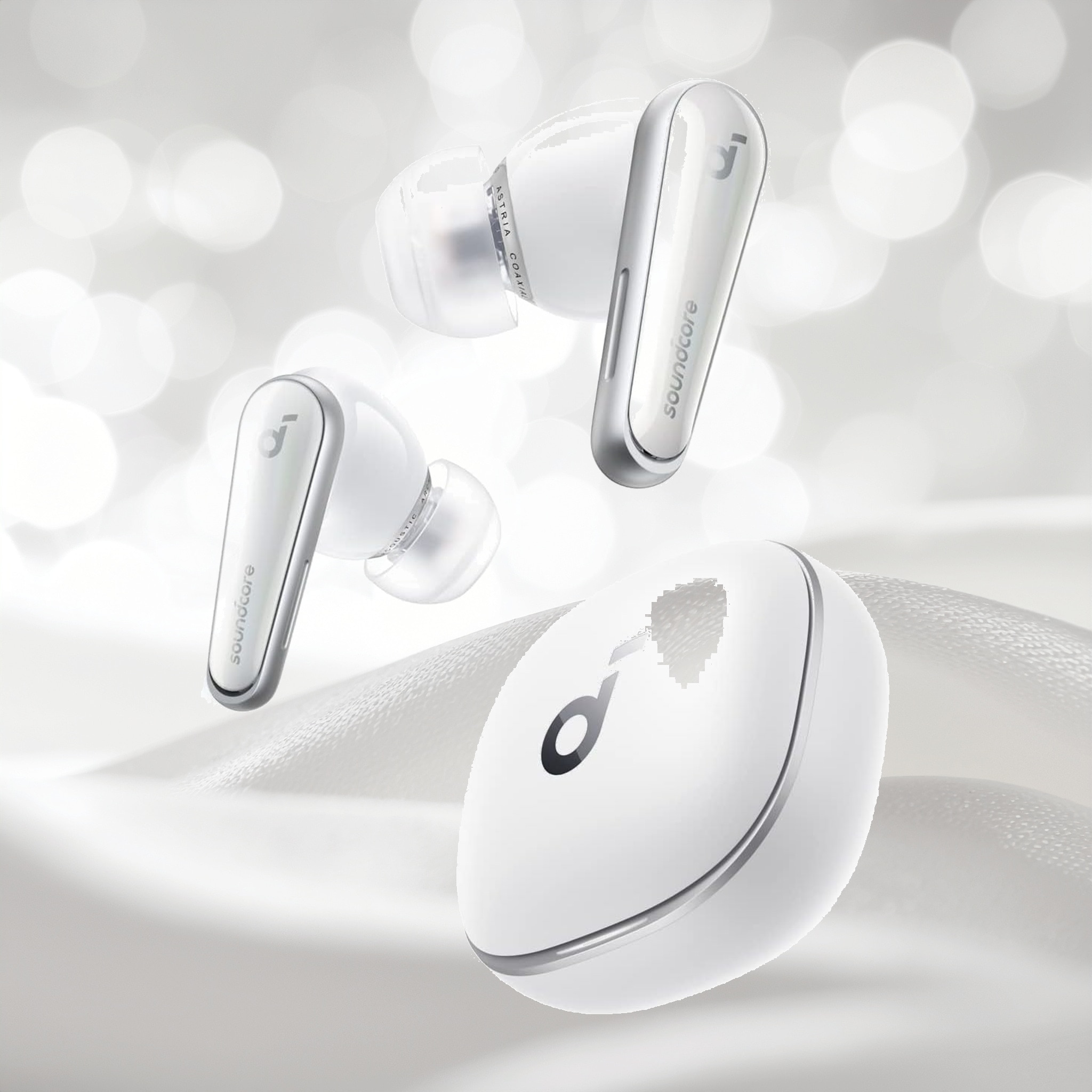 Anker Soundcore Liberty 4Bluetooth 5.3完全ワイヤレスイヤホンウルトラノイズキャンセリング 2.0 3Dオーディオ ワイヤレス充電マルチポイント接続外音取り込み 最