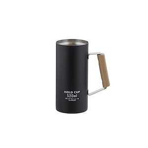 【即納】ベストコ 缶ホルダー タンブラー 保冷 ジョッキ ビール 520ml ブラック NQ-0008 HOLD CUP パール金属