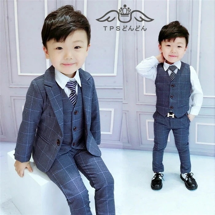 子供スーツ 3点セット 入学式 スーツ 男の子 フォーマル 卒業式 子供服 スーツ 男の子スーツ キッズ フォーマルスーツ 長袖 英国風 記念日 撮影 おしゃれ プレゼント 七五三 入学式 入園式 卒 5,693円
