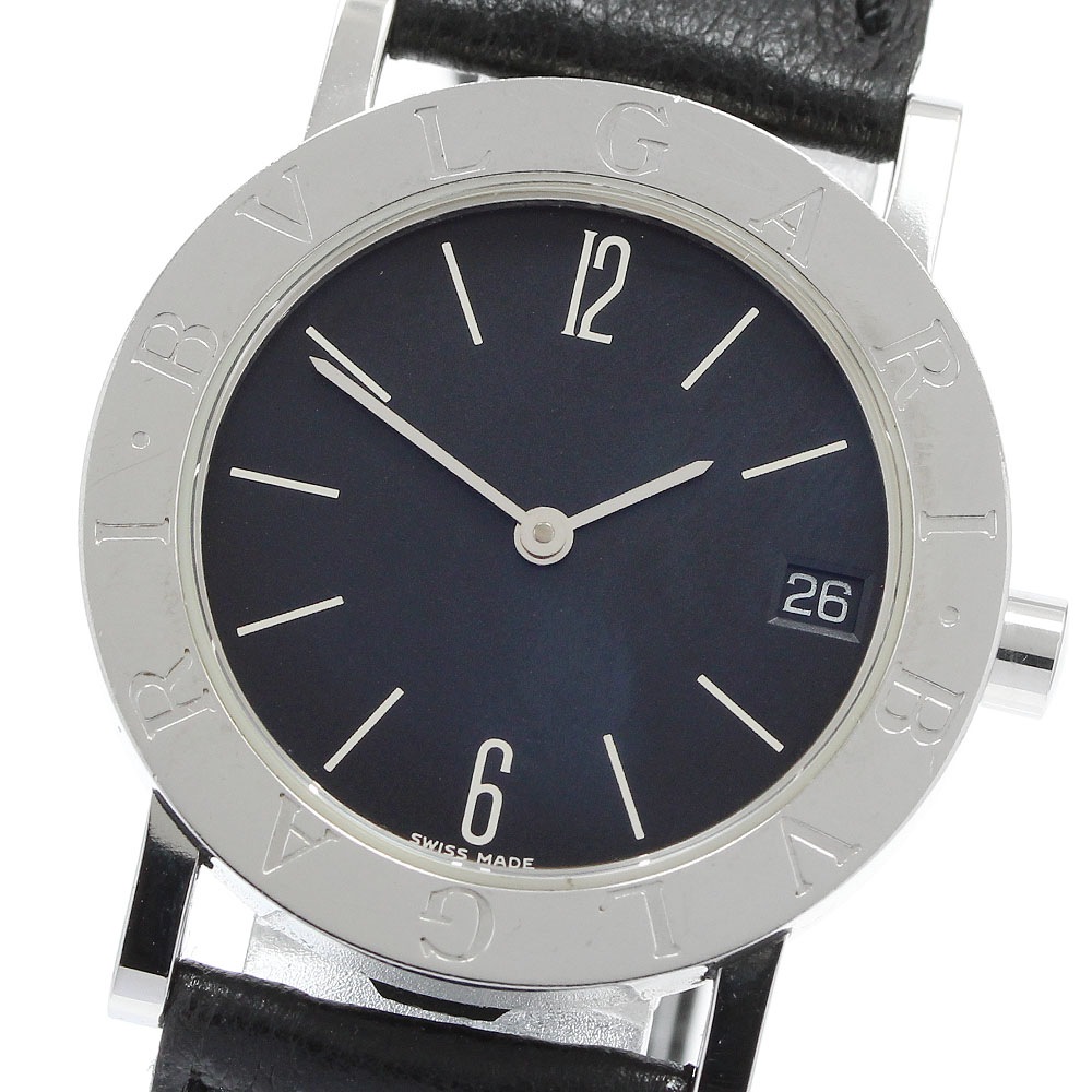ブルガリ BVLGARI BB30SLD ブルガリブルガリ デイト クォーツ ボーイズ 内箱付き_946626【中古】