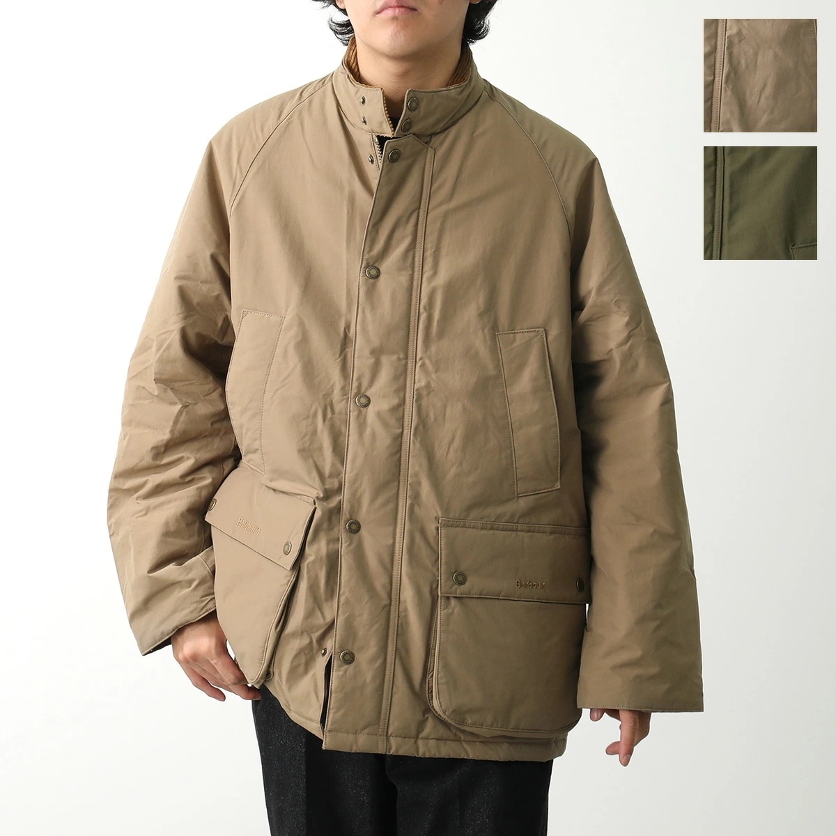 Barbour × Baracuta バブアー バラクータ ジャケット MCA1010 OS BEDALE ビデイル メンズ ノンワックス 中綿 オーバーサイズフィット カラー2色