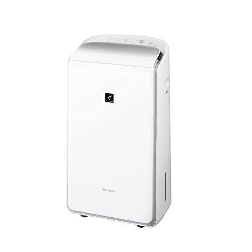 シャープ 衣類乾燥 除湿機 CV-PH140-W ハイブリッド式 年中速乾 14L/日 12畳 ファ