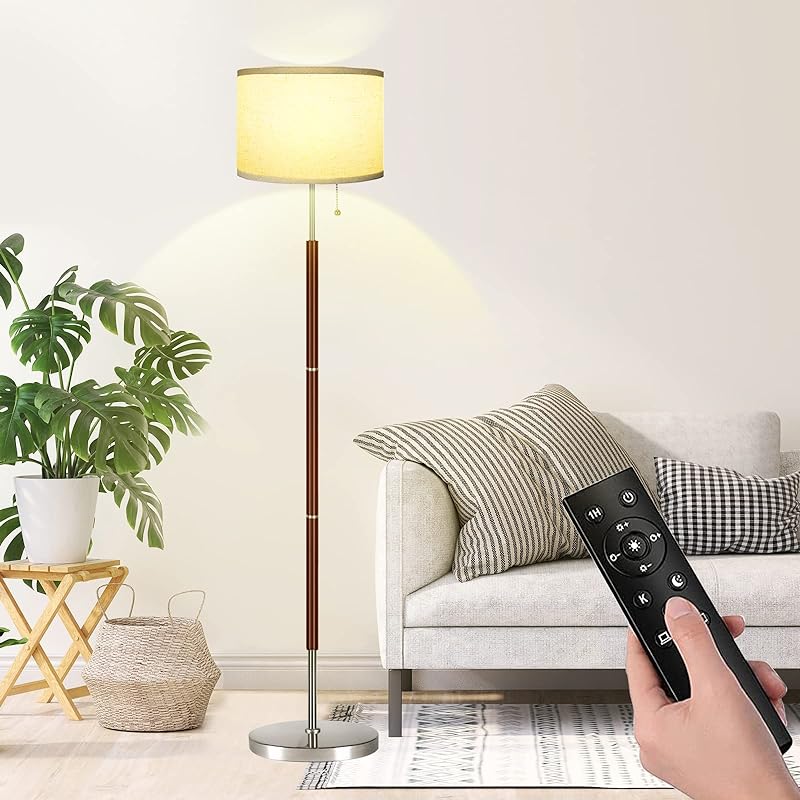 SEWWTBTLIFE フロアライト LED ランプ スタンドライト 間接照明目に優しい 30006000k無段階調色 調光 おしゃれ 北欧 リモコンタイマー インテリア照明 組み立て 適用 リビン
