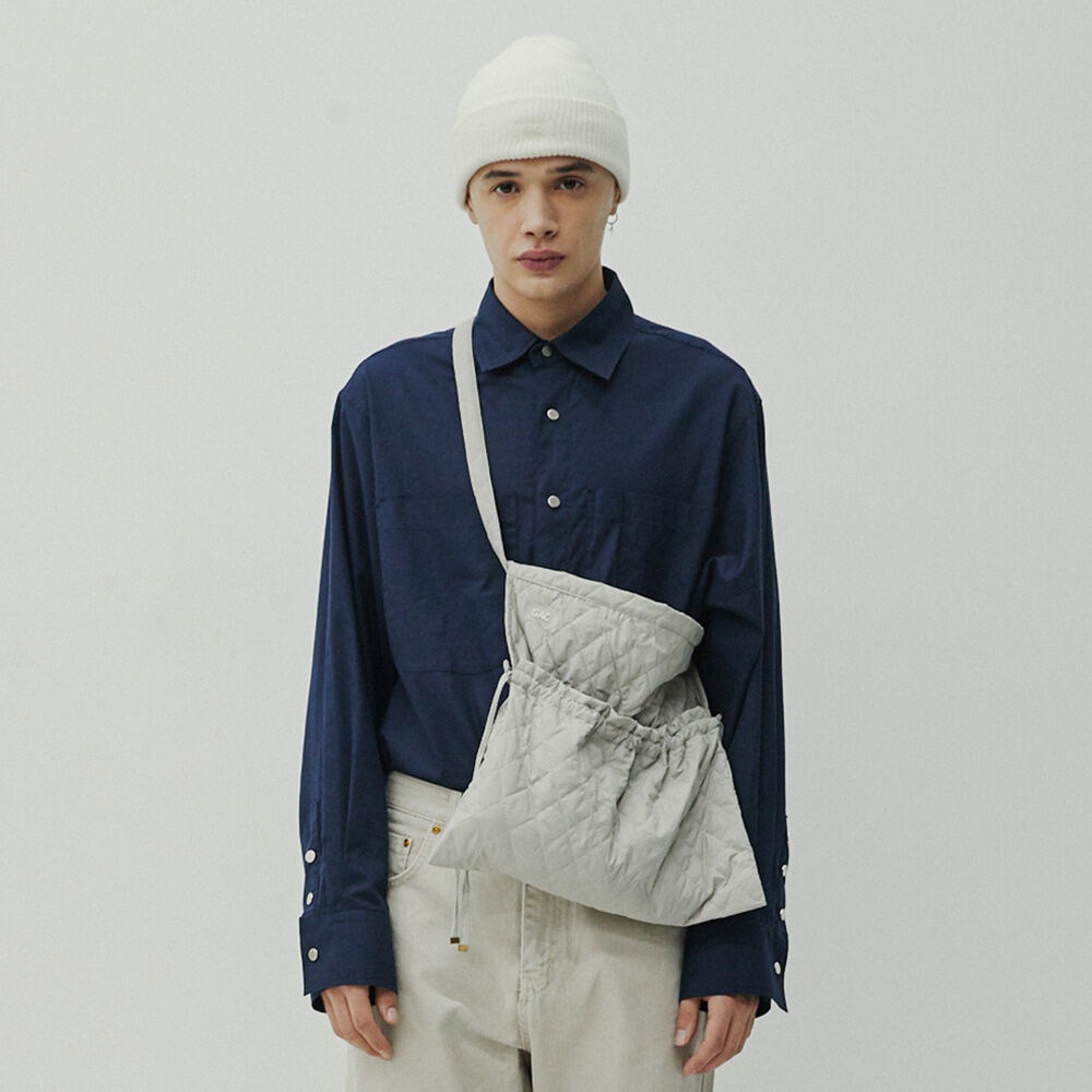 POCKET PLAIN SHIRTS navy