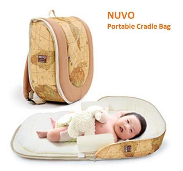 Portable Cradle Bag Backpack NUVO Bag Infant Diaper Bag Cradle Backpack 4 designs