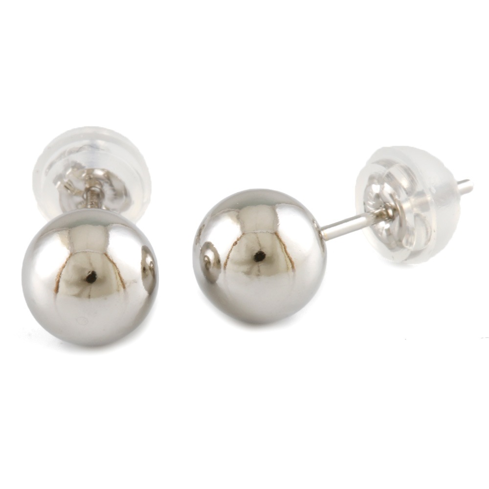 丸玉 6ｍｍ ボール ピアス Pt900プラチナ 新品