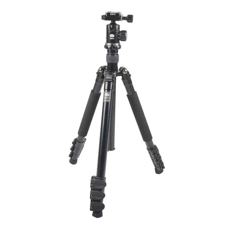 SIRUI　アルミ合金製4段フリップロック式三脚セット(ボール雲台) ［4段 /自由雲台］ ブラック　ET-1004+E-10-JP