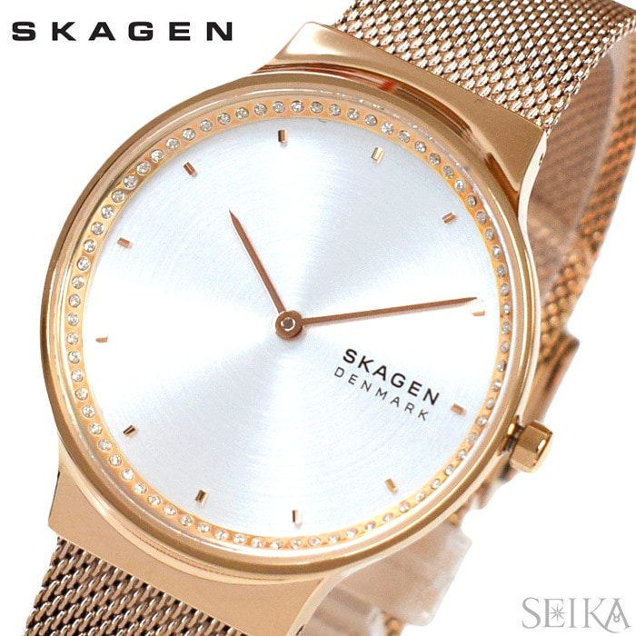 スカーゲン 時計 SKAGEN SKW3020 FREJA ローズゴールド メッシュ ギフト ブランドウォッチ