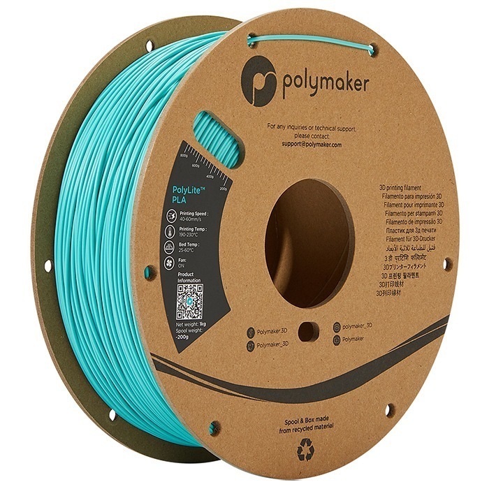 フィラメント PolyLite PLA (1.75mm, 1kg) Teal