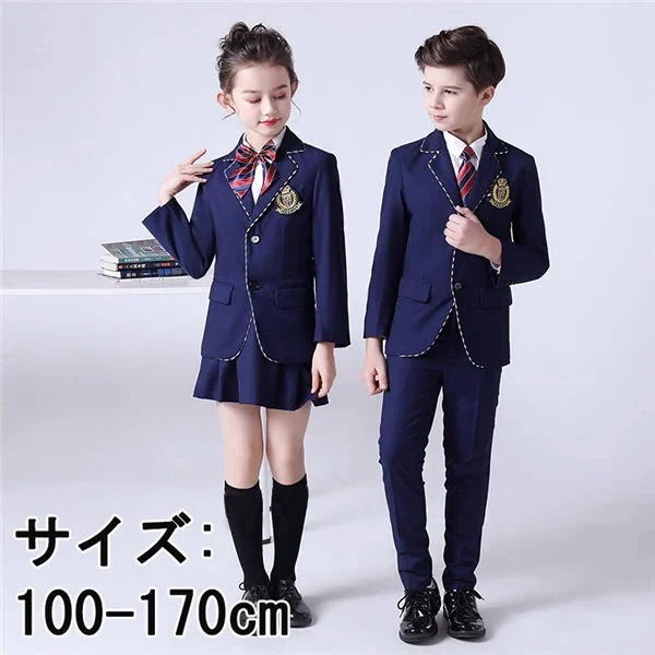 4点セット卒業式スーツ入学式スーツ女の子男の子制服紺スーツジュニアスーツ100110120130140150160170キッズ卒業式服フォーマル子スーツ今日は30パーセント 10,021円