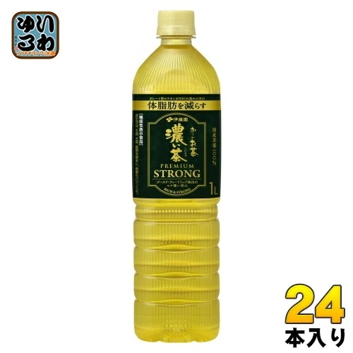 伊藤園 お～いお茶 濃い茶 プレミアム 1L スリムボトル 24本 (12本入×2 まとめ買い) おーいお茶 緑茶 機能性表示食品 PREMIUM