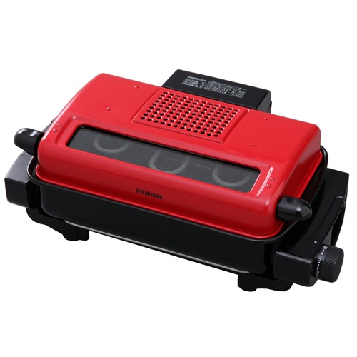 アイリスオーヤマ EMT-1101-R マルチロースター　レッド EMT1101R