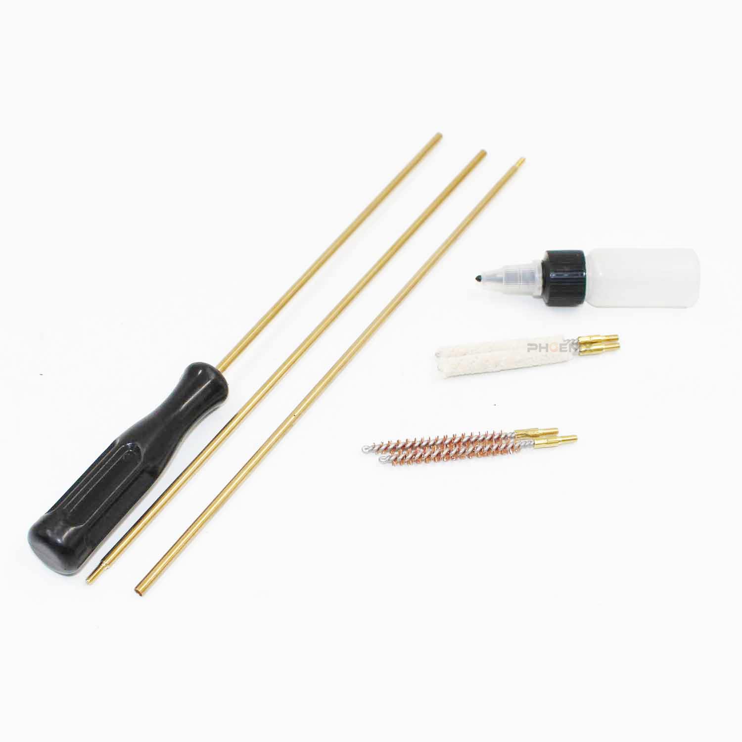 ガンクリーニング キット ボアクリーナー 177cal 22cal 4.5 5.5 クリーナー ブラシ 空気銃 ライフル エアーガン 射撃 猟銃 銃砲 専用ケース付