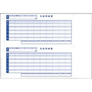 オービックビジネスコンサルタント 奉行シリーズ用専用 単票給与明細書 6101