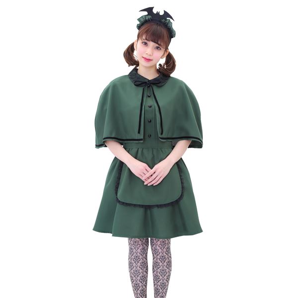 コスプレ衣装/コスチューム (洋館メイド ミニ) ポリエステル (ハロウィン パーティー 宴会)