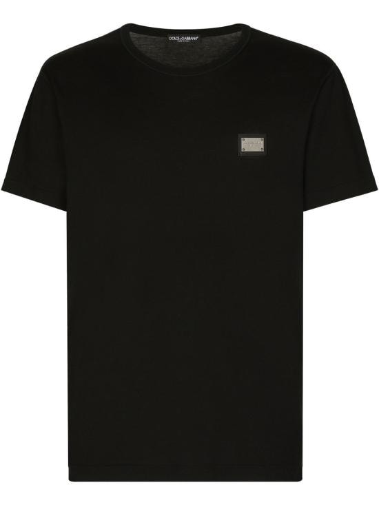 DOLCE & GABBANA Men T-Shirts G8PT1T G7F2IN0000 Black