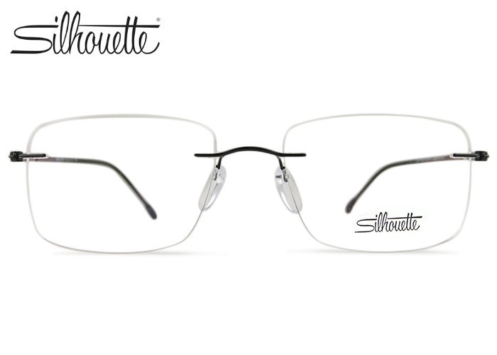 シルエット Silhouette 5569 9041 ブラック LITE SPIRIT ライトスピリット GH ツーポイント 眼鏡 リムレス オーストリア製 チタン スクエア