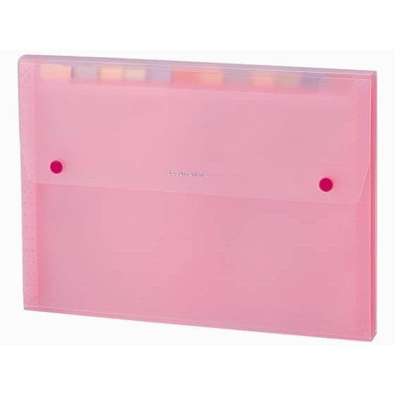 ドキュメントファイル A4 13ポケット ピンク 10冊 セキセイ SSS-1212-PK