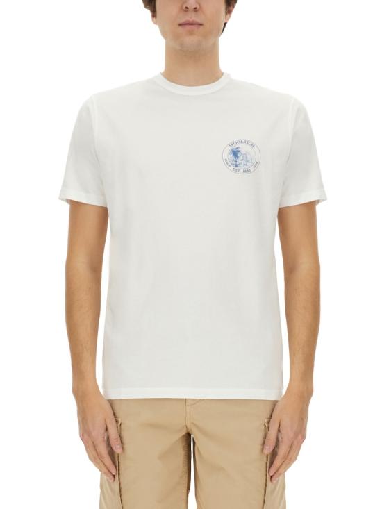 WOOLRICH Men T-Shirts CFWOTE0148MR UT29268041 WHITE