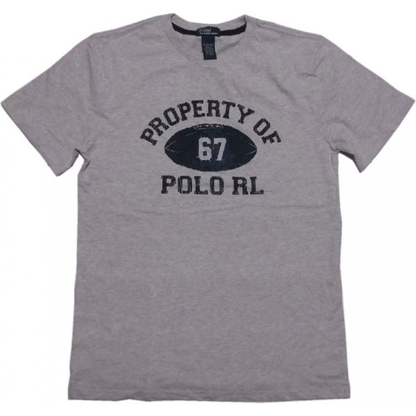 ボーイズサイズ 半袖 プリント Tシャツ グレイ boys PR2-966