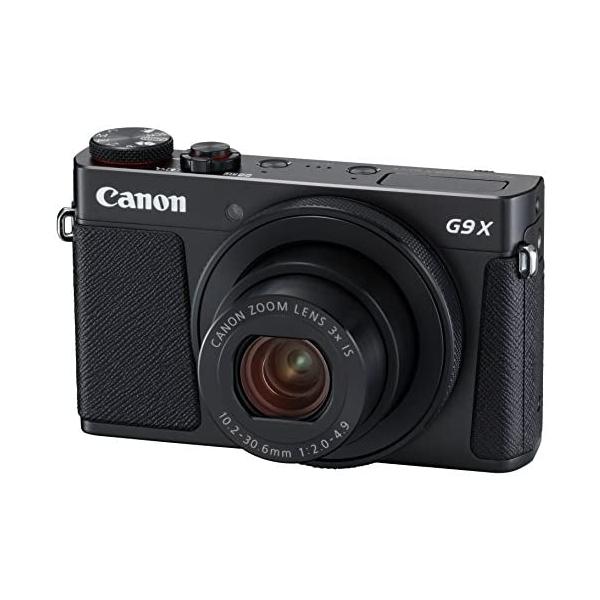 【中古】Canon コンパクトデジタルカメラ PowerShot G9 X Mark II ブラック 1.0型センサー/F2.0レンズ/光学3倍ズーム PSG9XMARKIIBK