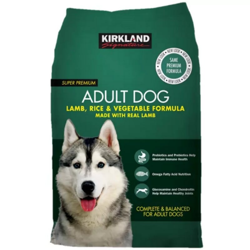 カークランド ドッグフード ラム＆ライス＆ベジタブル 成犬用 18.14kg 131801