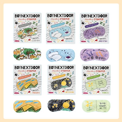 BOYNEXTDOOR ボネクド　プネクド　テサン　パジャマ　アイマスク　セット BOYNEXTDOOR ボネクド プネクド テサン パジャマ アイマスク セット