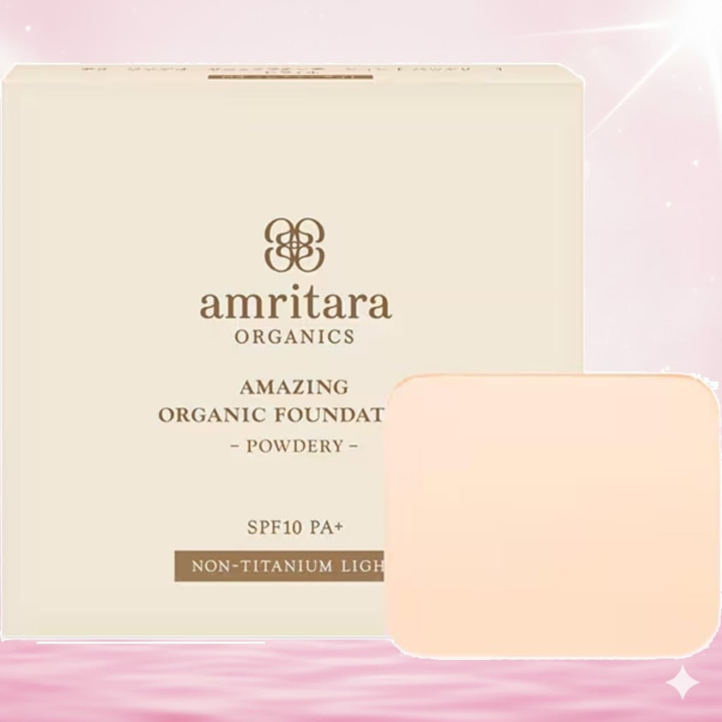 AMRITARA(アムリターラ)アメージング オーガニックファンデーション レフィル O3ノンチタンライト(SPF10PA+)