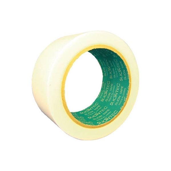 （まとめ）スリオンテック 床養生用フロアテープ 50mmx50m ホワイト 1巻[x5]