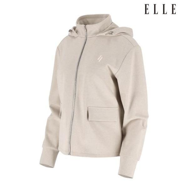 ゴルフセーブゾーン01 女性 TR メランジ 一重フード付きジャンパー (SET) 6J61381 201 (S45013572)