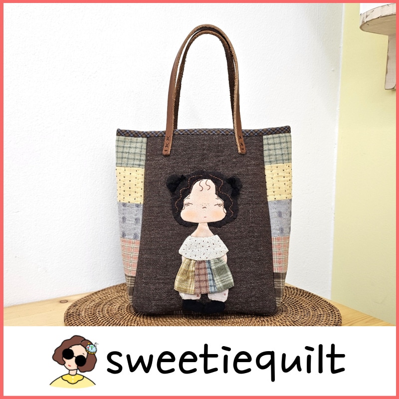 sweetiequilt／ソダムトートバッグ／DIYキット／キルティング／キルティングパッケージ／