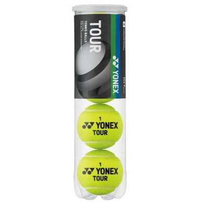 他サイト： ヨネックス TB-TUR4 ツアー YONEX（ヨネックス） 4個入ペット缶 イエローの商品画像
