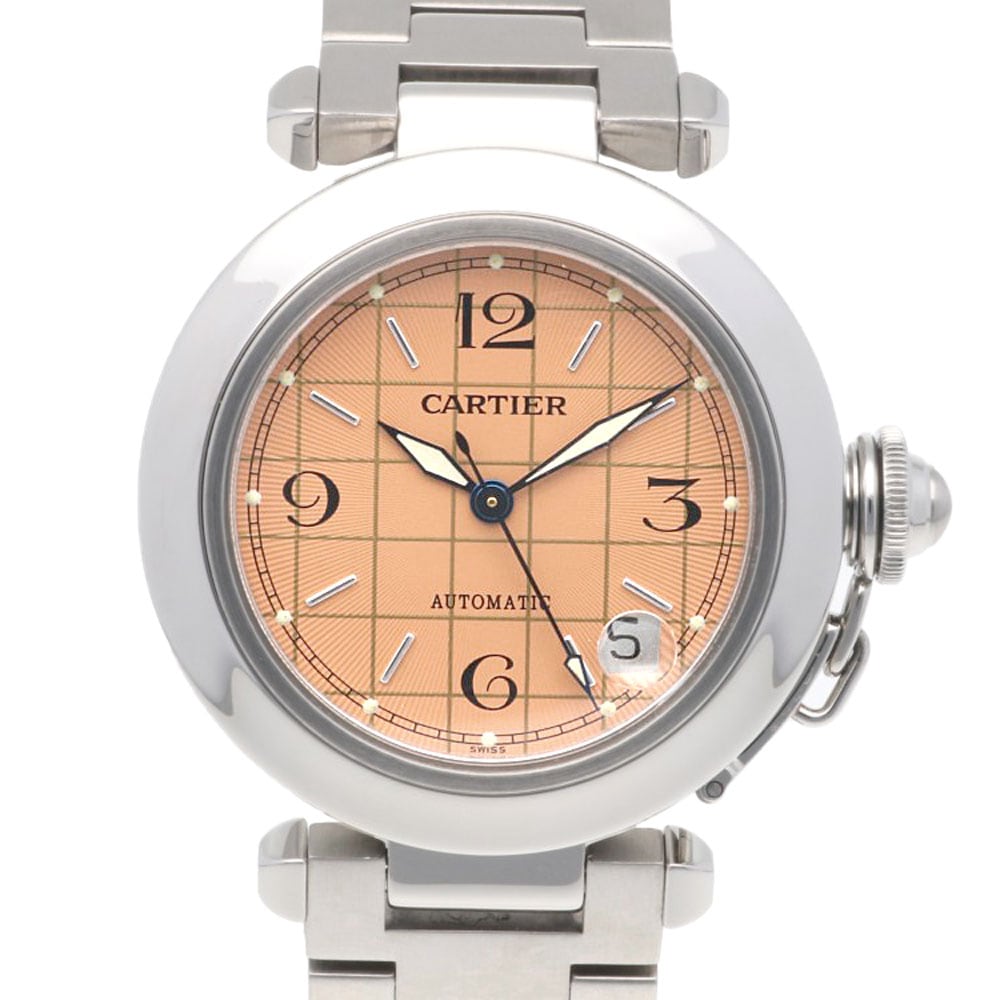 カルティエ パシャC 腕時計 ステンレススチール W31024M7 2324 自動巻き 1年保証 CARTIER 中古 美品