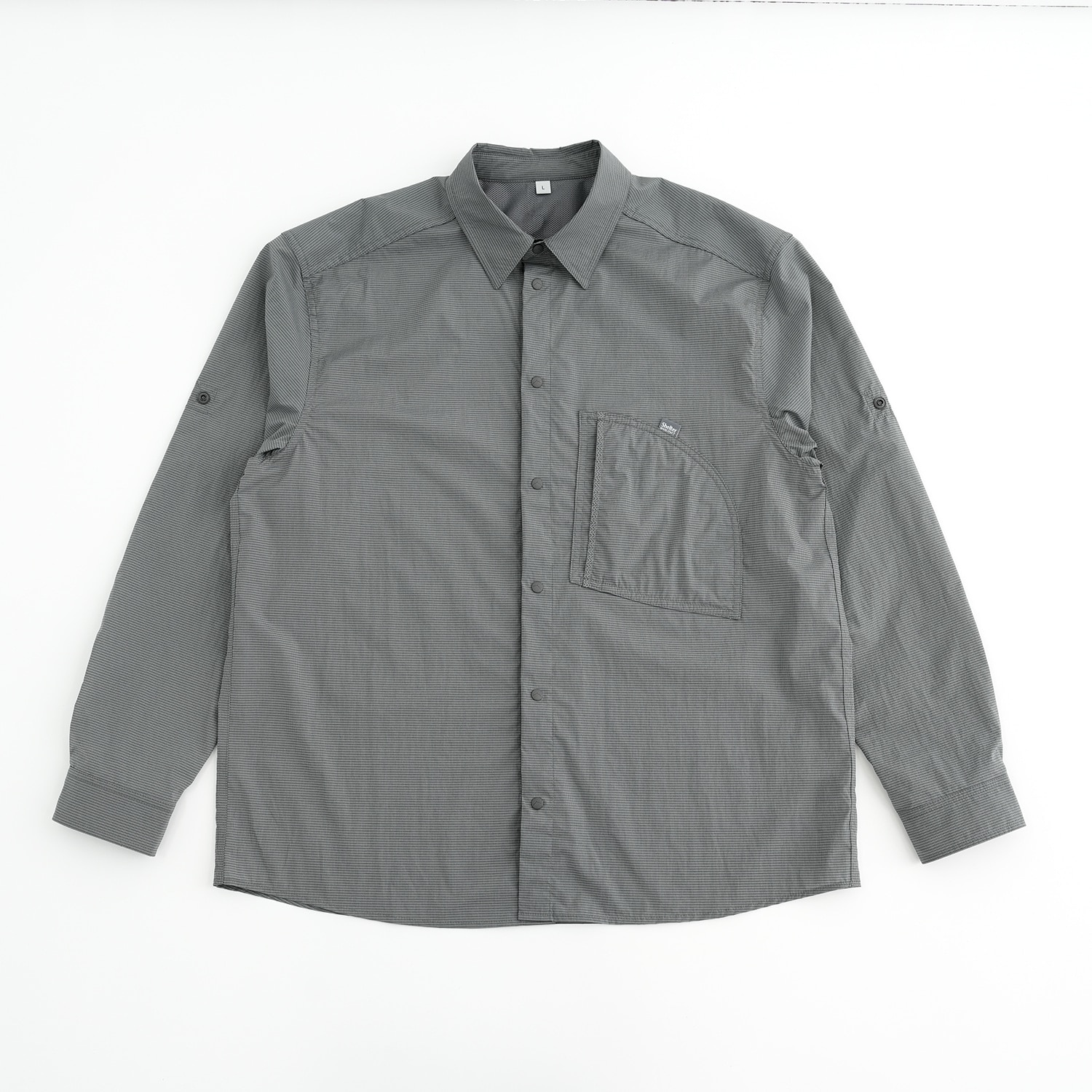 【CAYL】CAYL X Manufact Light CHK Shirts : Dark Grey