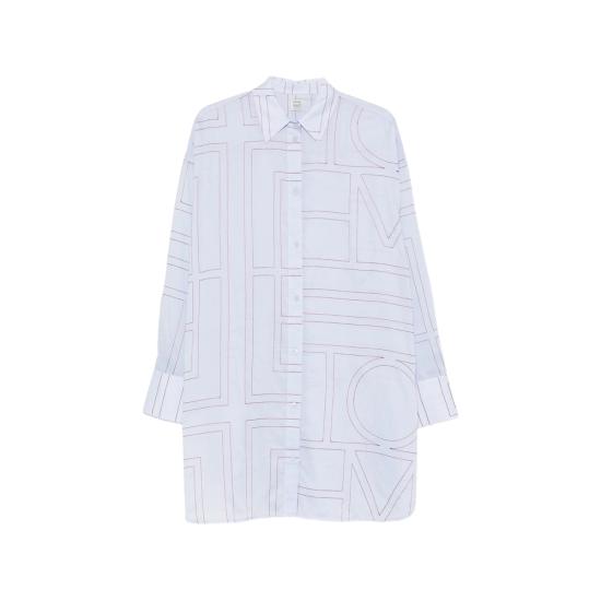 TOTEME Women Shirts 263 WRD0254 FB0239 206 SKRED BLUE