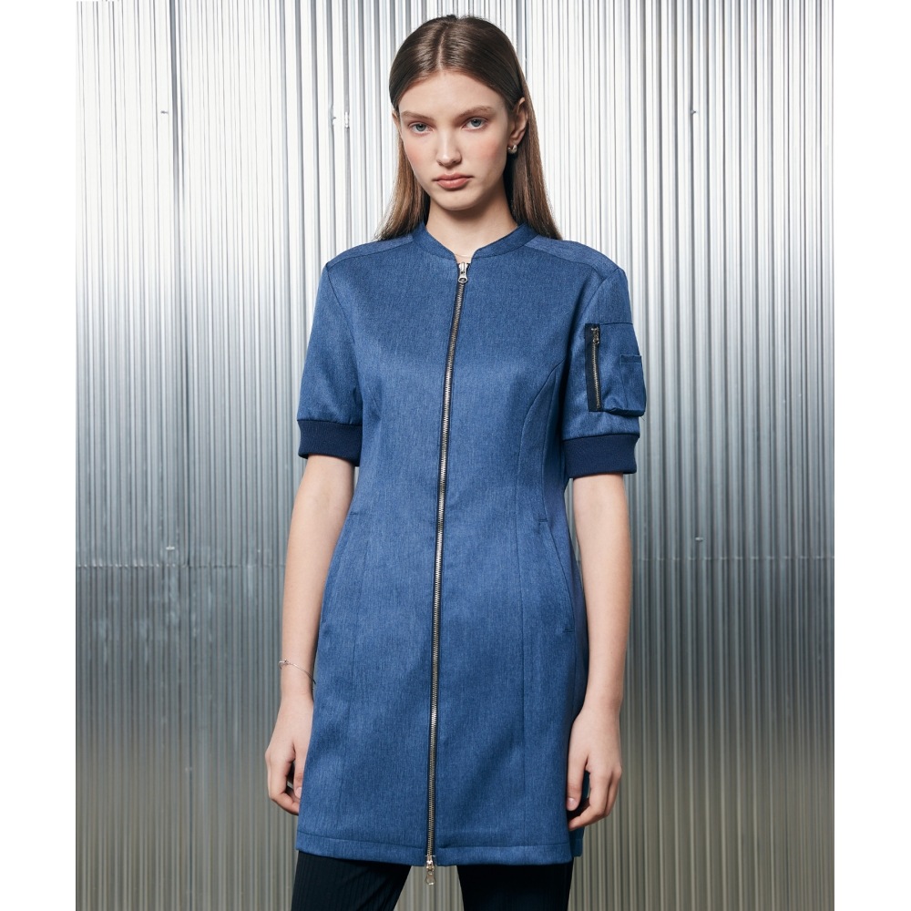 ラーティジェント L2 ジップアップドレス(ブルー)