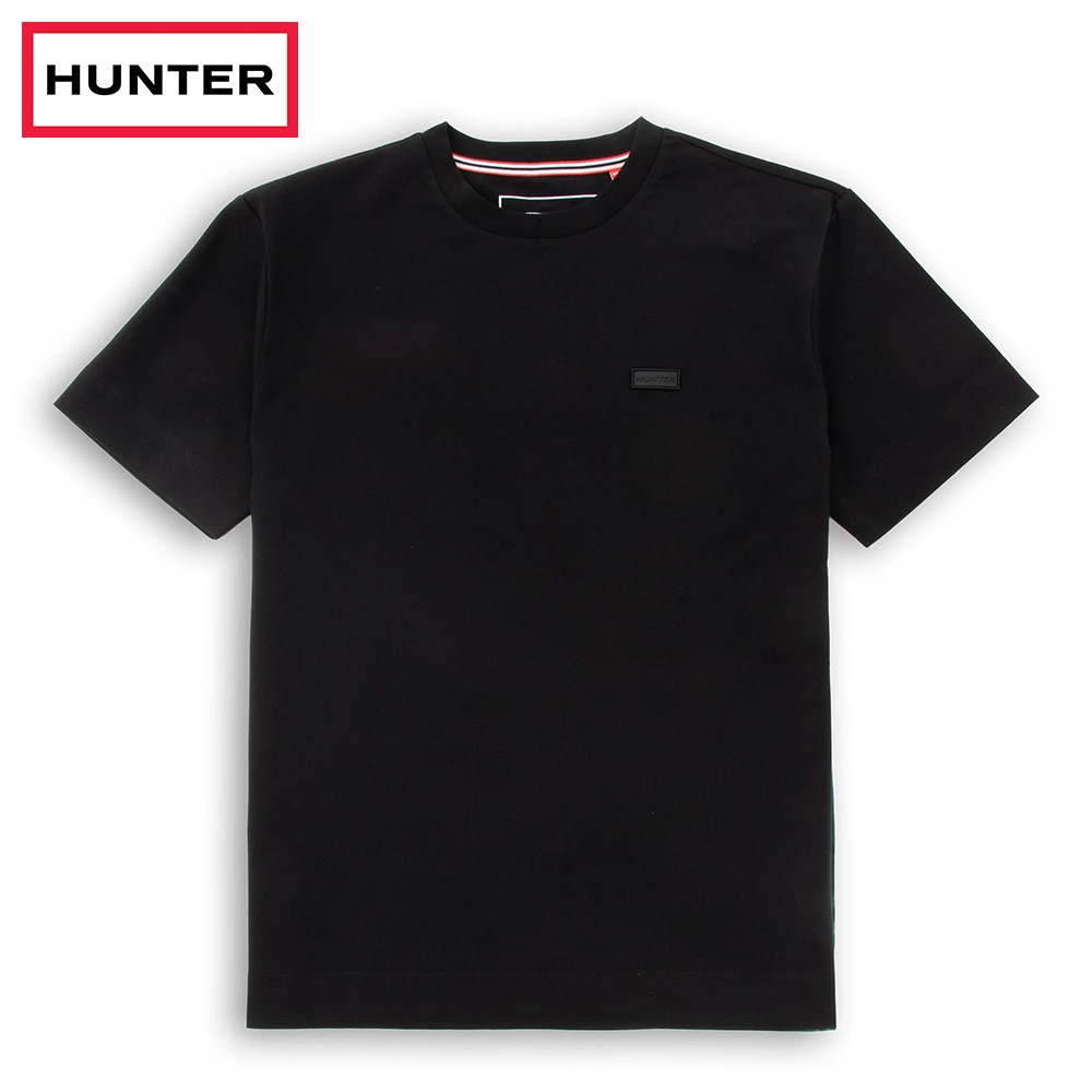 HUNTER Tシャツ メンズ レディース URJ1503CTN ハンター UNISEX PLAY HUNTER RUBBERISED LOGO TEE クルーネック 半袖