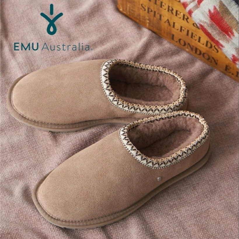 【公式】EMU Australia エミュ Hayman メリノウール 靴 モックシューズ スリッポン 天然 防寒 保温 ショート レディース メンズ 秋冬 秋 冬 正規 通販 定番 人気