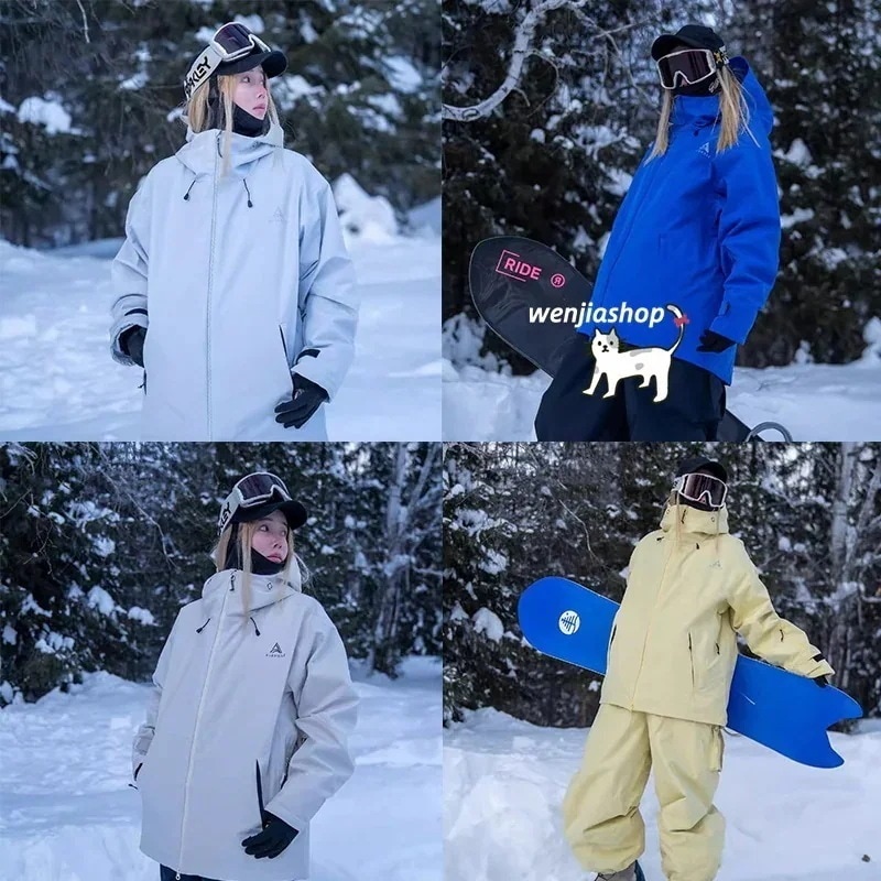 スノーボードウェアジャケットアウター単品メンズレディース男女兼用3L防水15000mmトップススノボウェアスノーウェアスキーウェアスノボーウェア韓国風保温防雪防水防寒