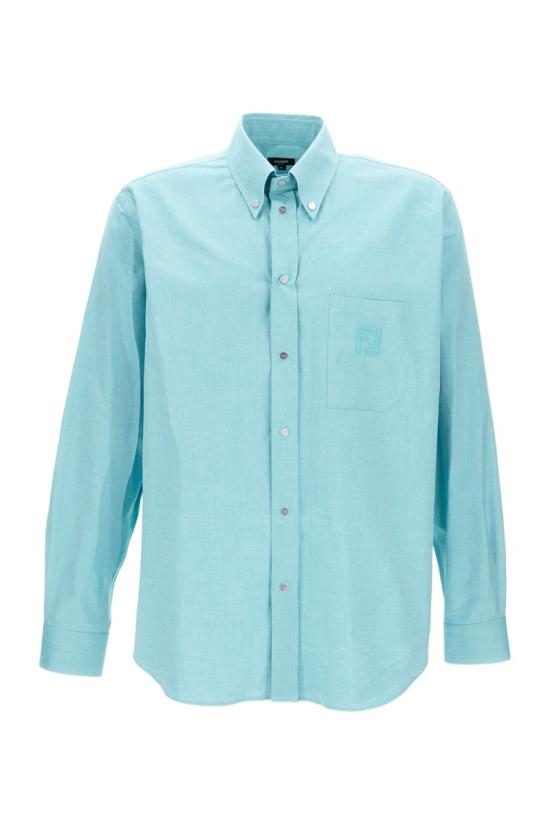 FENDI Men Shirts FS1296AVZDF0XCN Blue
