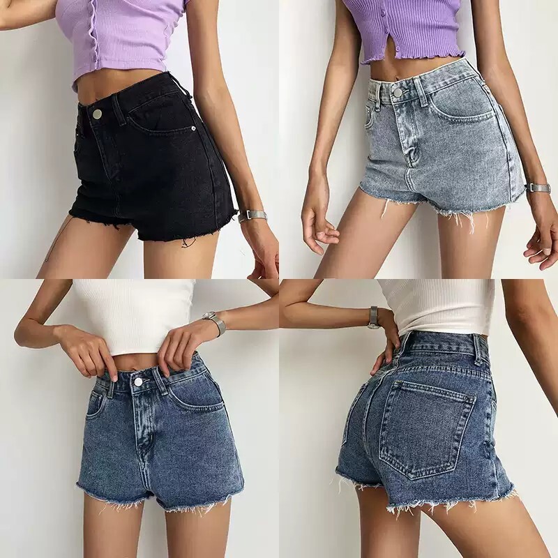 ホットパンツ デニム レトロウォッシュ ショートパンツ ダメージ レディース パンツ ボトムス ミニ ショート 膝上 かわいい シンプル カジュアル おしゃれ かっこいい レトロ こなれ感 ラフ 無地 5,980円
