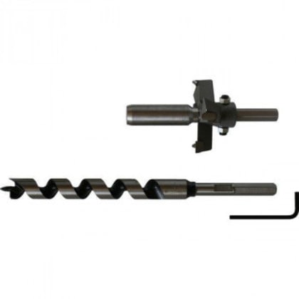 スターエム 超硬座掘錐大口径(ドリル付) 21×75 28L-D2175