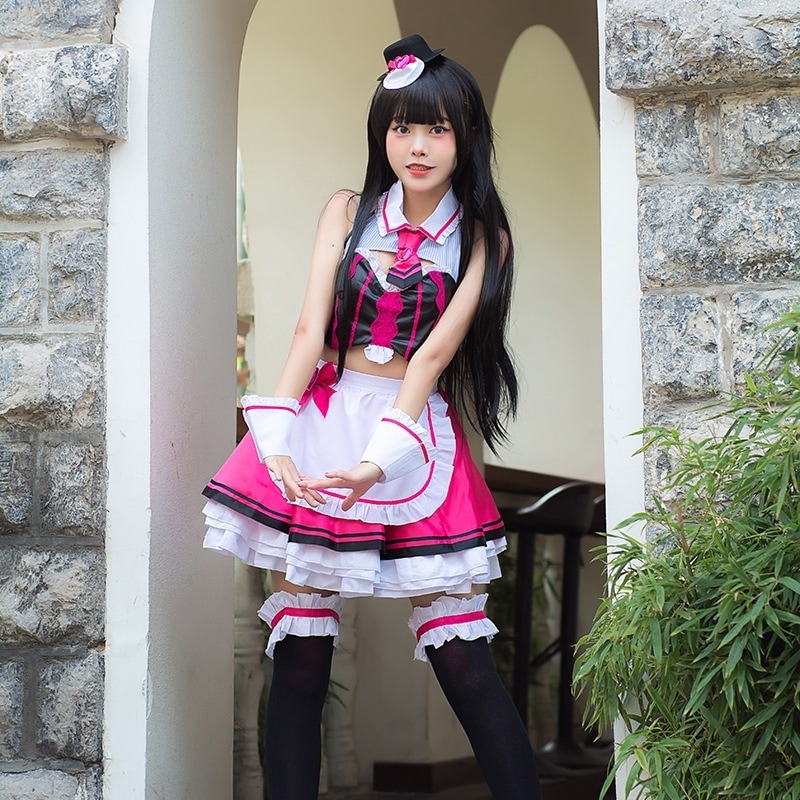 ロリータドレスコスプレ服バレンタインストリートチョコメイド服制服アニメ